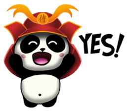 SAMURAI PANDA BEAR sticker #9006707