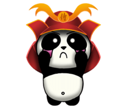SAMURAI PANDA BEAR sticker #9006708