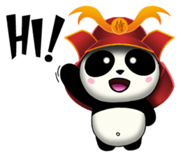 SAMURAI PANDA BEAR sticker #9006709