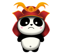 SAMURAI PANDA BEAR sticker #9006712