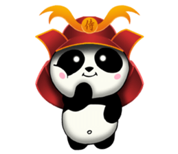 SAMURAI PANDA BEAR sticker #9006717