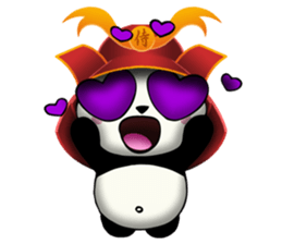 SAMURAI PANDA BEAR sticker #9006721