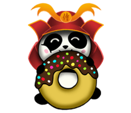 SAMURAI PANDA BEAR sticker #9006722