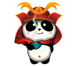 SAMURAI PANDA BEAR sticker #9006723