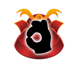 SAMURAI PANDA BEAR sticker #9006726