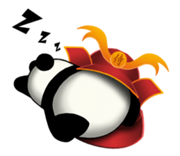 SAMURAI PANDA BEAR sticker #9006729