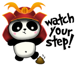 SAMURAI PANDA BEAR sticker #9006730