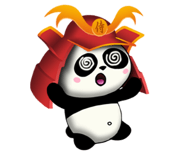 SAMURAI PANDA BEAR sticker #9006732