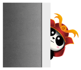 SAMURAI PANDA BEAR sticker #9006734