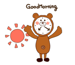 wear of a bear and uncle's inside. sticker #11620850