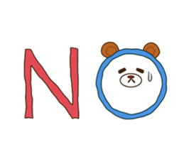 wear of a bear and uncle's inside. sticker #11620862