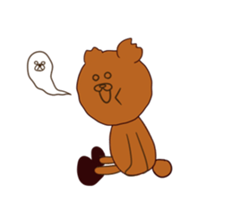 wear of a bear and uncle's inside. sticker #11620878