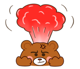 wear of a bear and uncle's inside. sticker #11620883