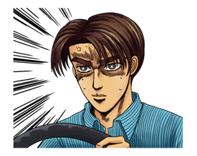 Initial D sticker #24747