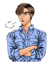 Initial D sticker #24754