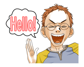 Hataraki Man sticker #29888