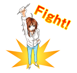 Hataraki Man sticker #29891