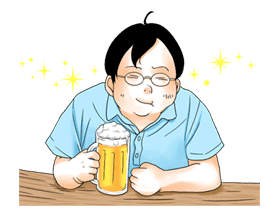 Hataraki Man sticker #29918