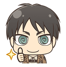 Attack on Titan Chimi-Chara Ver. sticker #46993