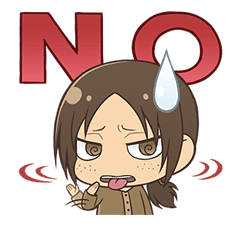 Attack on Titan Chimi-Chara Ver. sticker #47000