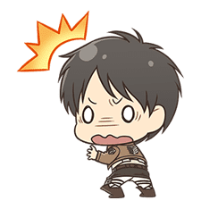 Attack on Titan Chimi-Chara Ver. sticker #47001