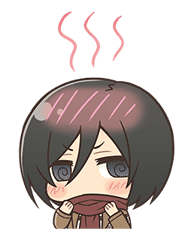 Attack on Titan Chimi-Chara Ver. sticker #47002