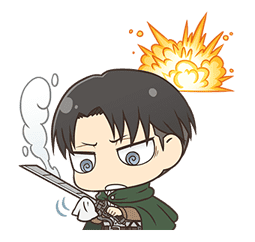 Attack on Titan Chimi-Chara Ver. sticker #47003