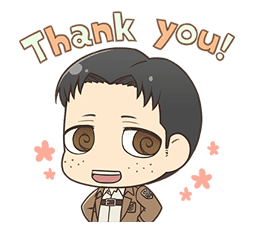 Attack on Titan Chimi-Chara Ver. sticker #47005