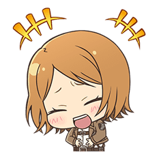 Attack on Titan Chimi-Chara Ver. sticker #47006