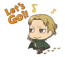 Attack on Titan Chimi-Chara Ver. sticker #47010