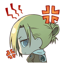 Attack on Titan Chimi-Chara Ver. sticker #47012