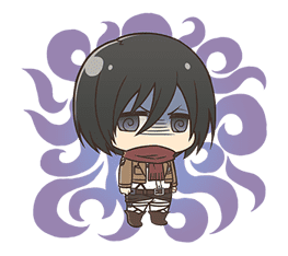 Attack on Titan Chimi-Chara Ver. sticker #47016