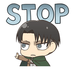 Attack on Titan Chimi-Chara Ver. sticker #47017