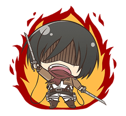 Attack on Titan Chimi-Chara Ver. sticker #47021