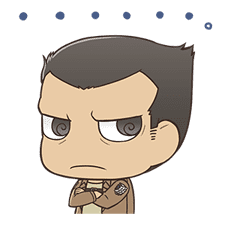 Attack on Titan Chimi-Chara Ver. sticker #47022