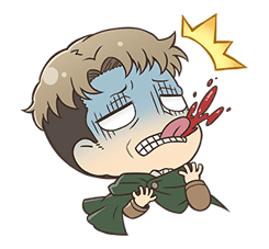 Attack on Titan Chimi-Chara Ver. sticker #47023