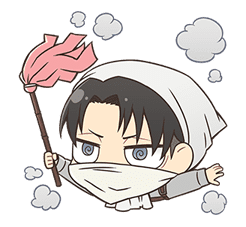 Attack on Titan Chimi-Chara Ver. sticker #47028