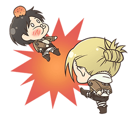 Attack on Titan Chimi-Chara Ver. sticker #47032