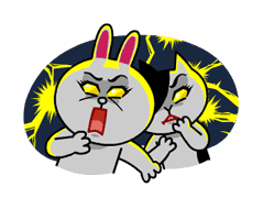 LINE Characters: Burning Emotion sticker #1317055