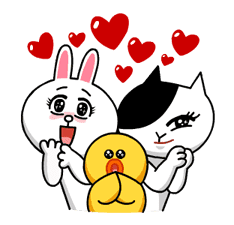 LINE Characters: Burning Emotion sticker #1317059