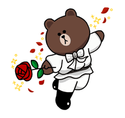 LINE Characters: Burning Emotion sticker #1317060