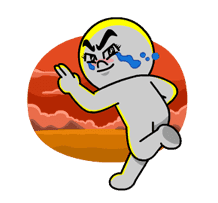 LINE Characters: Burning Emotion sticker #1317062