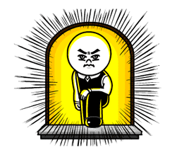LINE Characters: Burning Emotion sticker #1317063