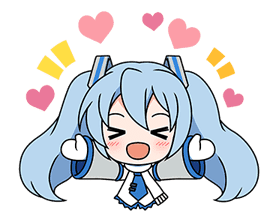 Hatsune Miku SNOW MIKU Collection sticker #3583066