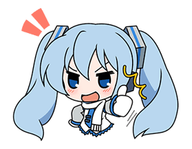 Hatsune Miku SNOW MIKU Collection sticker #3583068