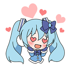 Hatsune Miku SNOW MIKU Collection sticker #3583074