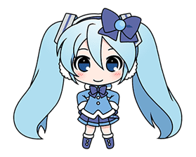 Hatsune Miku SNOW MIKU Collection sticker #3583105