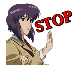 GHOST IN THE SHELL STAND ALONE COMPLEX sticker #4474481