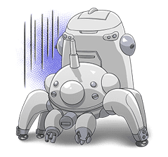 GHOST IN THE SHELL STAND ALONE COMPLEX sticker #4474507