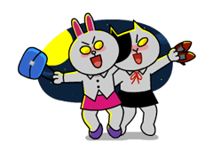 Cony and Jessica: Girls Night Out sticker #4824606